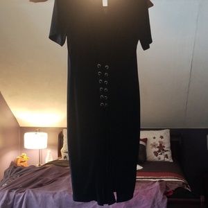 Black lace up dress size 2xl